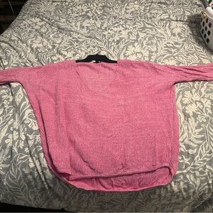 Express 3/4 Sleeve Pink Sweater